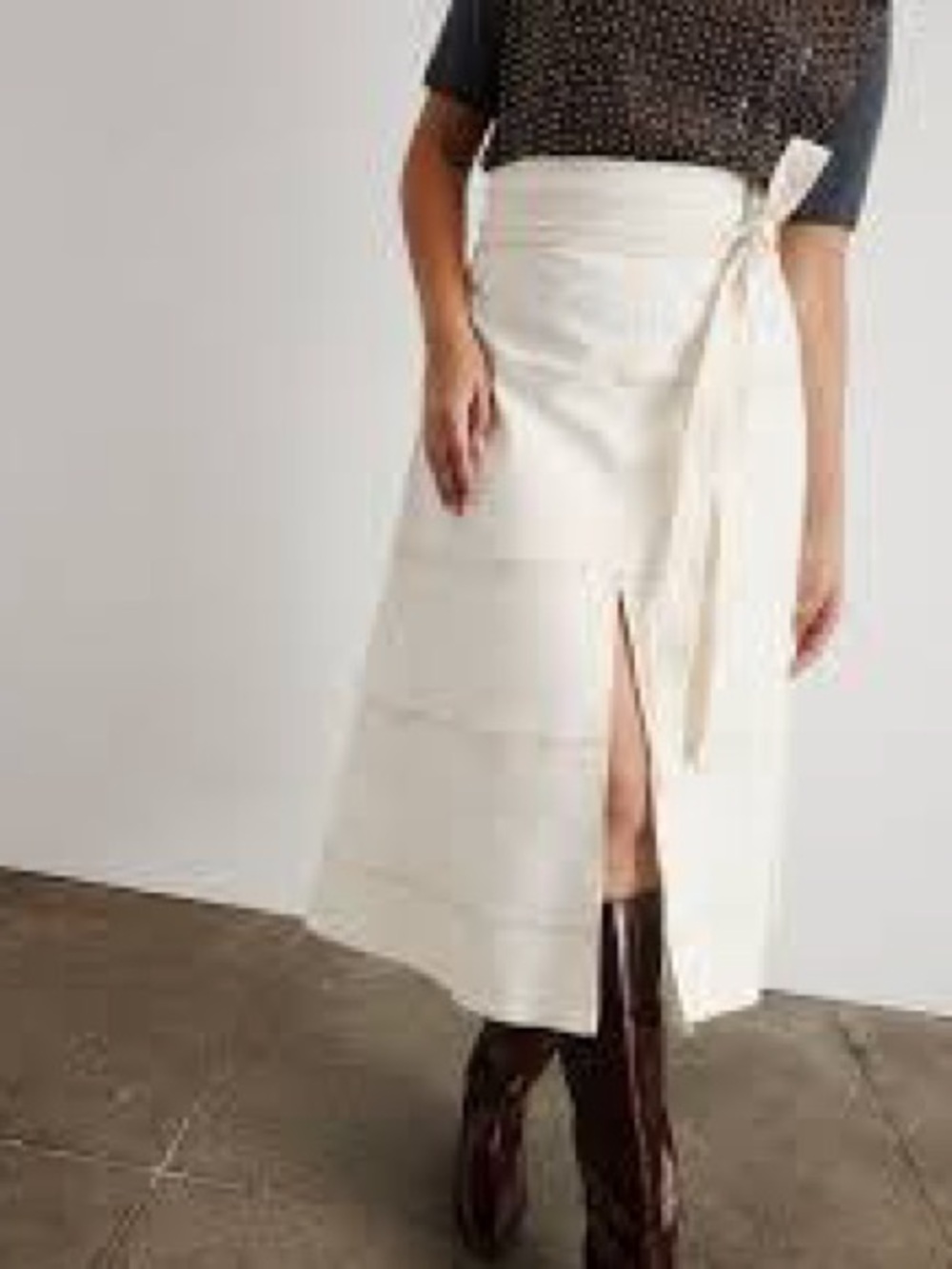 Tanya Taylor Hudson Skirt in Cream Size 12